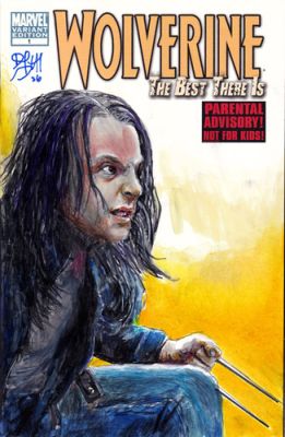 Wolverine The Best There Is #1 Comic Sketch Cover original art X-23 Laura Logan | eBay US (Buy It Now)