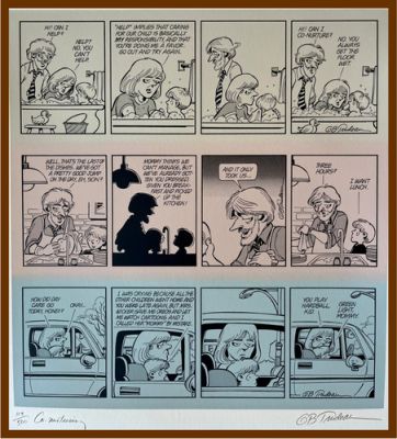 Garry Trudeau Signed Doonesbury 30th Anniversary Lithograph Co-Nurturing 113/500 | eBay US (Buy It Now)