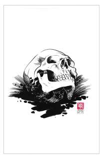Tyler Crook | Skull - Inked Illustration | Tyler Crook
