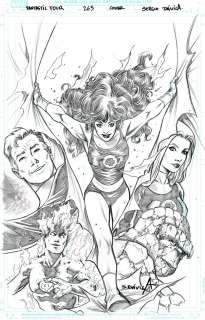 Sergio Davila - Fantastic Four #265 Cover