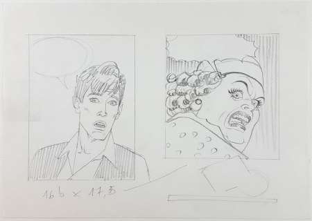 Dylan Dog - Bozzetto Originale - Page volante | Catawiki