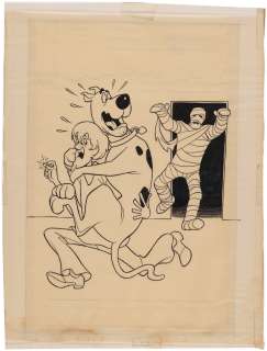 SCOOBY DOO #7 ORIGINAL ART COVER BY WARREN TUFTS. | Hake’s