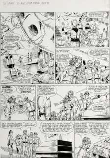 Paape | Luc Orient, planche n°16 Ã  l’encre de Chine de l… | Banque Dessinée