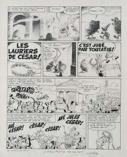 UDERZO Albert (1927-2020) Astérix... - Lot 199 - UDERZO Albert (1927-2020) Astérix - Les lauriers de...
