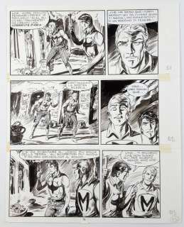 Zagor n. 227 - Tav. Origin. "Il Treno Fantasma" - Page volante - (1984) | Catawiki