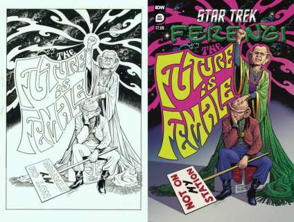 Andy Price Star Trek DS9 Ferengi Original Cover Art