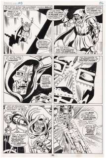 INCREDIBLE HULK #143 COMIC BOOK PAGE ORIGINAL ART BY DICK AYERS. | Hake’s