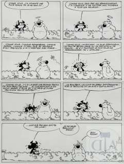 Dupa / Cubitus. Planche Originale D’un Gag "Beau Revers" À La Mise En Scène Fixe Et Épurée. Publié Dans Le Journal Tintin Vers 1993. Encre de Chine. Tbe+. 30 X 40 Cm |  | Dagoty