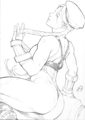 Ed Benes | Cammy - 11"x17" Pencil | Ed Benes