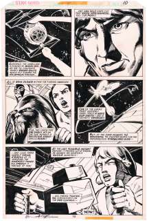 STAR WARS #5 COMIC BOOK PAGE ORIGINAL ART BY HOWARD CHAYKIN. | Hake’s