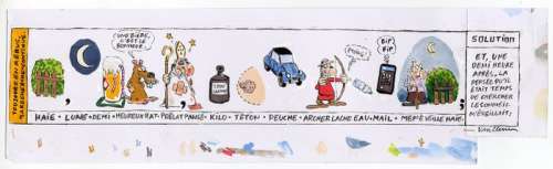 Vuillemin, Philippe - Dessin original + mise en couleur sur papier - Proust - A la recherche du temps perdui (2016) | Catawiki