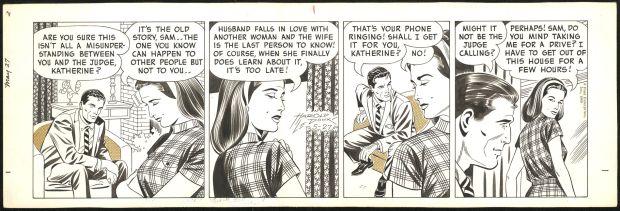 Harold Ledoux | Judge Parker daily strip | Galerie Laqua