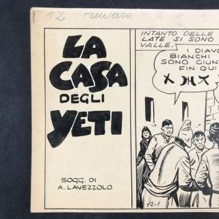 Gim Toro n. 6 - 32x strisce originali - episodio completo "La Casa degli Yeti" - EO - (1958) | Catawiki