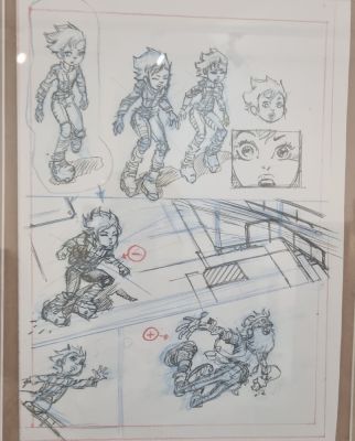 Dan Verlinden - Planche originale (recherche 25) - DEHORS | Galerie des bulles