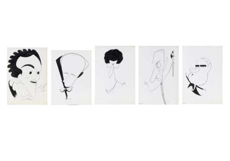 ARDITO PIETRO (1919 - 2005) - LOT COMPOSED BY 5 CARICATURES | Capitolium Art