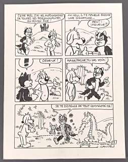 Cance Louis Pif... | CANCE Louis Pif et Hercule Gag en une planche "L’autographe" Planche... | Vermot et Associés