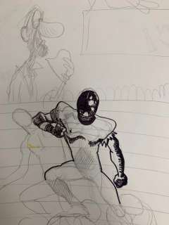 Andrea Pazienza - original sketch "America" - Page volante - (1983) | Catawiki