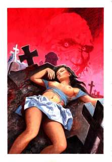 Wallestein n. 9 - Copertina Originale "I profanatori" - Page volante - (1982) | Catawiki