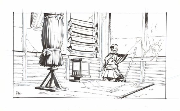 Hub (Né En 1969) Okko Encre... | Lot 139 - HUB (né en 1969) Okko Encre de Chine sur papier pour... | Tessier Sarrou