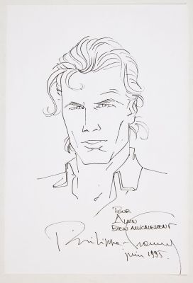 Francq - Dédicace... | Francq - Dédicace : Dessin sur feuille libre (20x29)... | Tessier Sarrou