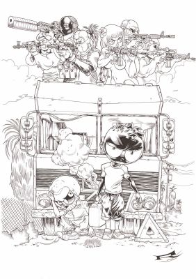 RUN (né en 1976) - Lot 105 : Mutafukaz 2 - Leaving D.M.C.