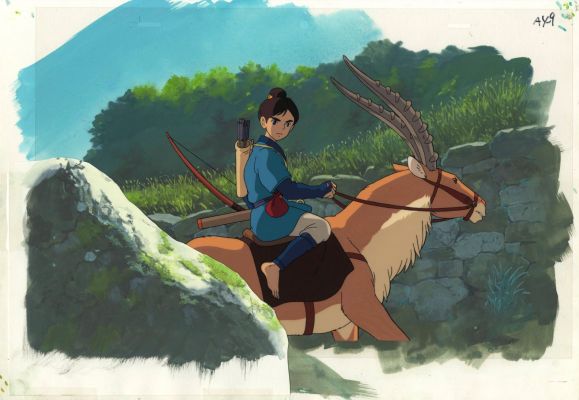 Hayao Miyazaki (宮崎... | Hayao Miyazaki (宮崎 駿) Princesse Mononoké (もののけ姫) Ashitaka... | Aibo Art Auction
