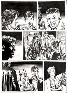 DANIELE BIGLIARDO - Original page for Dylan Dog n. 371. Cm. 30x40. Ink. Mint. Code 315.