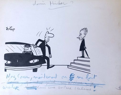 Jacques Laplaine... | Lot 339 - Jacques Laplaine dit Lap (1921-1987) «Dessin pour le... | misc / divers
