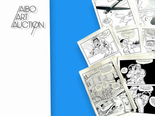 Fagarazzi - Salut... | Lot 2 - Fagarazzi - Salut les bidasses #172 - C’est tout bénef... | Aibo Art Auction