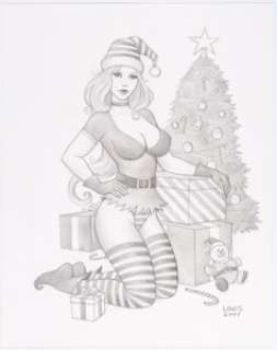 Scott Lewis - Santa‘s Helpers Vol. 1 Illustration Original Art (SQP, 2007).