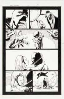 Manuel Garcia and Jay Leisten - Black Panther #21 Story Page 19 Original Art (Marvel, 2006).