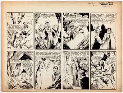 Golden Age Comic Artist "Lady Satan" Story Page Bottom 7 Original Art (c. 1940s). This World War - | Heritage