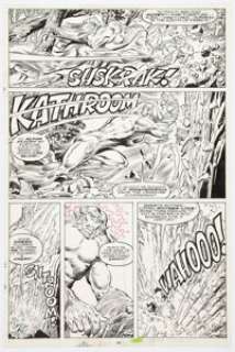 Hugh Haynes and Gerry Talaoc - Alpha Flight #66 Story Page 16 Original Art (Marvel, 1989).
