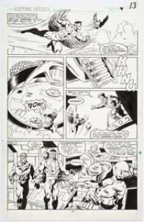 Kieron Dwyer And Al Milgrom | Captain America #343 Story Page 9 Original Art (Marvel, 1988). | Heritage