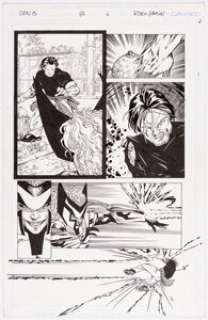 Ryan Benjamin and Saleem Crawford - Wizard Presents: Gen 13 #1/2 Story Page 6 Original Art (Wizard, 1994)....