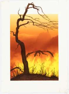 Ciruelo Cabral - The Book of the Dragon Illustration Original Art (Timun Mas, 1991)....