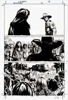 John Paul Leon - Scalped #12 Story Page 15 Original Art (DC/Vertigo, 2008)....