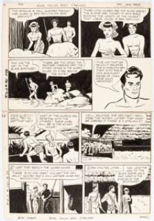 Jesse Marsh | Four Color #161 Tarzan Story Page 9 Original Art (Dell, 1947).... | Heritage