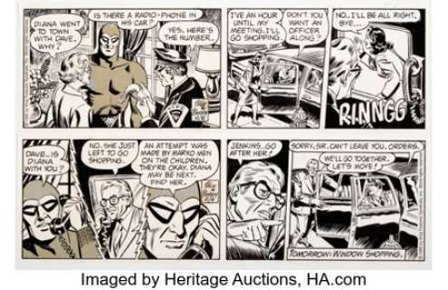 Barry, Sy | Sy Barry The Phantom Consecutive Daily Comic Strips Original Art Group of 2 (King Features Syndicate, 1990). ... (Total: 2 Original Art) | Heritage