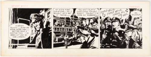 Raymond, Alex | Alex Raymond Rip Kirby Daily Comic Strip #570 Original Art dated 12-25-47 (King Features Syndicate, 1947). ... | Heritage