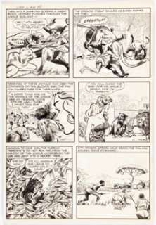 Powell, Bob | Bob Powell Cave Girl #13 (A-1 #116) Story Page 5 Original Art (Magazine Enterprises, 1954).... | Heritage