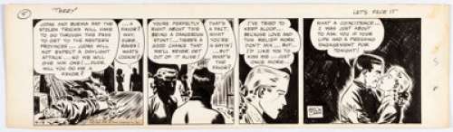 Caniff, Milton | Milton Caniff Terry and the Pirates Daily Comic Strip Original Art dated 9-19-41 (News Syndicate Co., Inc., 1940).... | Heritage