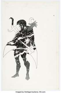 Miller, Frank - Frank Miller and Joe Rubinstein The Official Handbook of the Marvel Universe #4 Eternity Illustration Original Art...