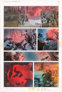 Unidentified comic artist, horror - Jim Baikie Clive Barker‘s Night Breed #4 Story Page 11 Original Art (Marvel, 1990)....