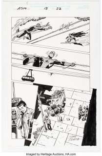Byrne, John | John Byrne and John Romita Sr. The Amazing Spider-Man #18 Story Page 22 Original Art (Marvel, 2000).... | Heritage