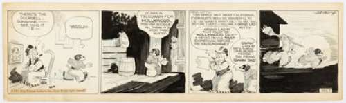 Debeck, Billy | Billy DeBeck Barney Google Daily Comic Strip Original Art dated 12-7-31 (King Features Syndicate, 1931).... | Heritage