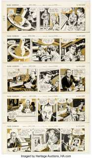 Barry, Dan - Dan Barry Flash Gordon Daily Comic Strip Original Art Group of 16 (King Features Syndicate, 1963).... (Total: 16 Original Art)