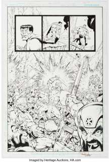 Starlin, Jim - Jim Starlin and Rob Hunter Strange Adventures #1 Story Page 9 Bizarro Original Art (DC, 2009)....
