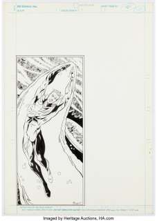 Bové, Steven - Steven Bové Who‘s Who: Update ‘87 #5 Aquaman Illustration Original Art (DC, 1987)....