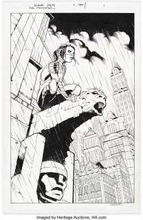Jeanty, Georges - Georges Jeanty and Karl Story Batman: Streets of Gotham #1 "Strange Bedfellows" Splash Page 1 Original Art (DC, 20...